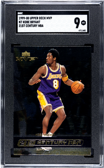 1999-00 Upper Deck MVP #N7 Kobe Bryant 21st Century Nba SGC 9