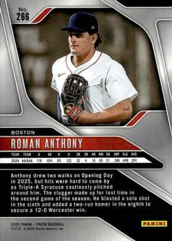 2025 Panini Prizm #266 Roman Anthony