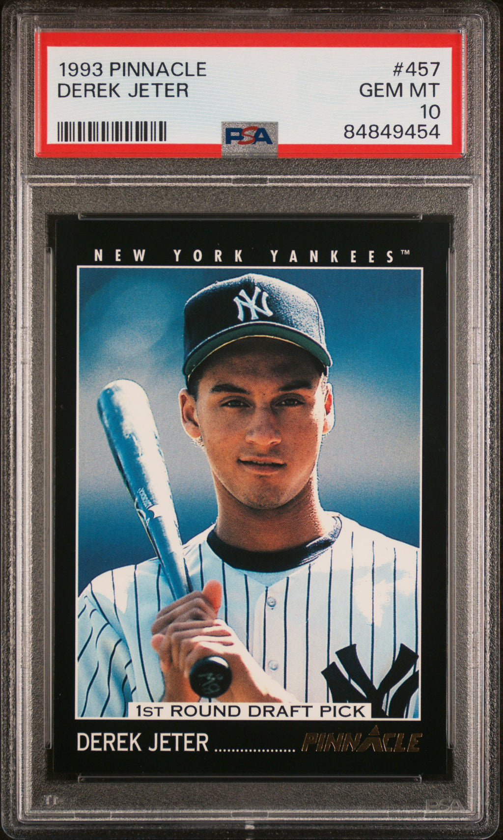 1993 Pinnacle #457 Derek Jeter PSA 10