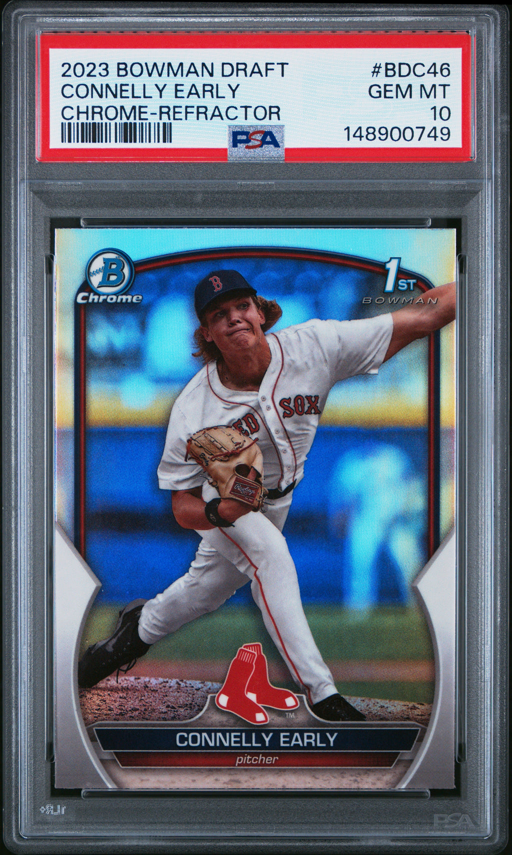 2023 Bowman Draft #BDC46 Connelly Early Chrome-Refractor PSA 10