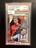 2014 Panini Prizm World Cup Matchups #19 C.Ronaldo/L.Messi Matchups PSA 8