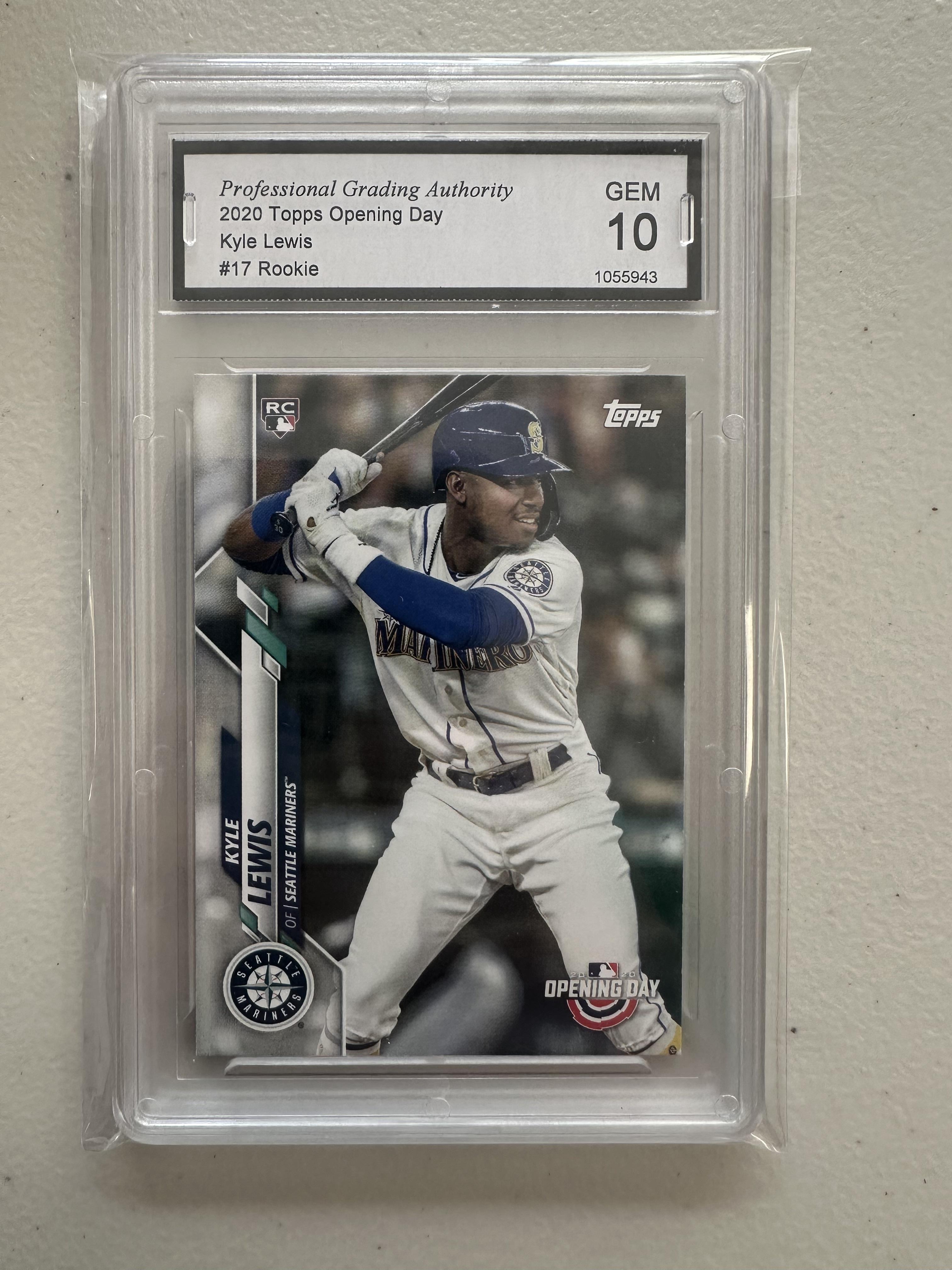 2020 Topps Chrome #186 Kyle Lewis Pink Refractor