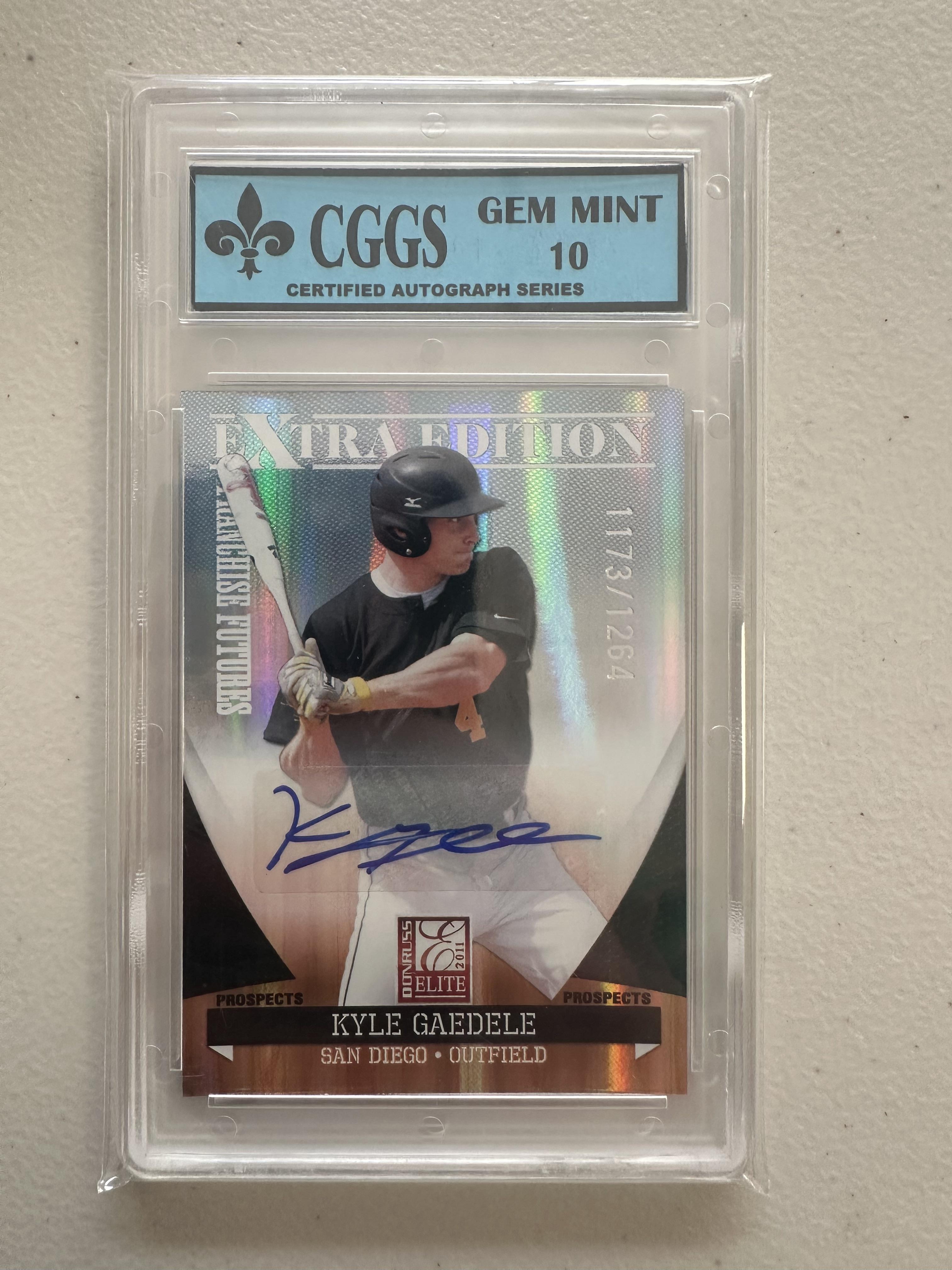 2011 Extra Edition #76 Kyle Gaedele Franchise Futures Signatures #/1264