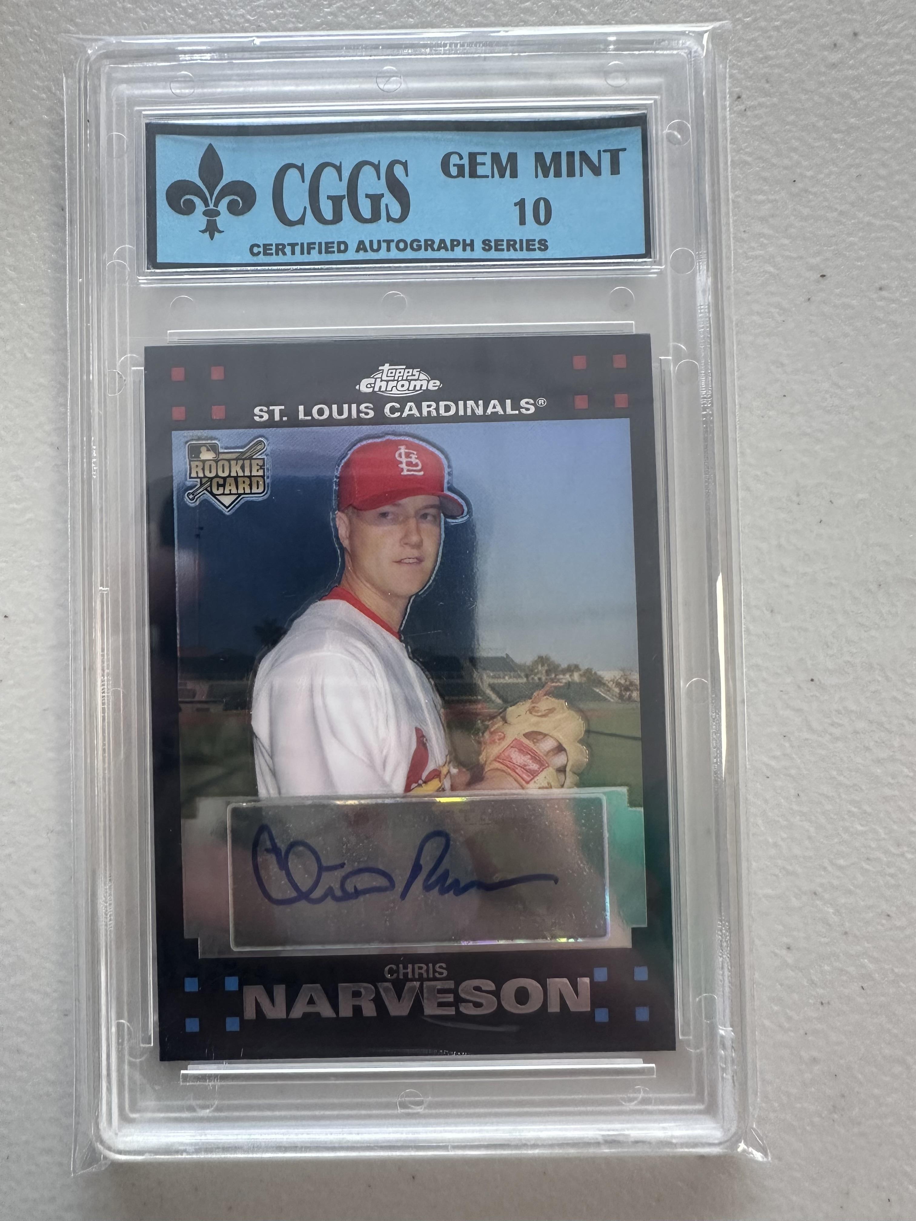 2007 Topps Chrome #344 Chris Narveson