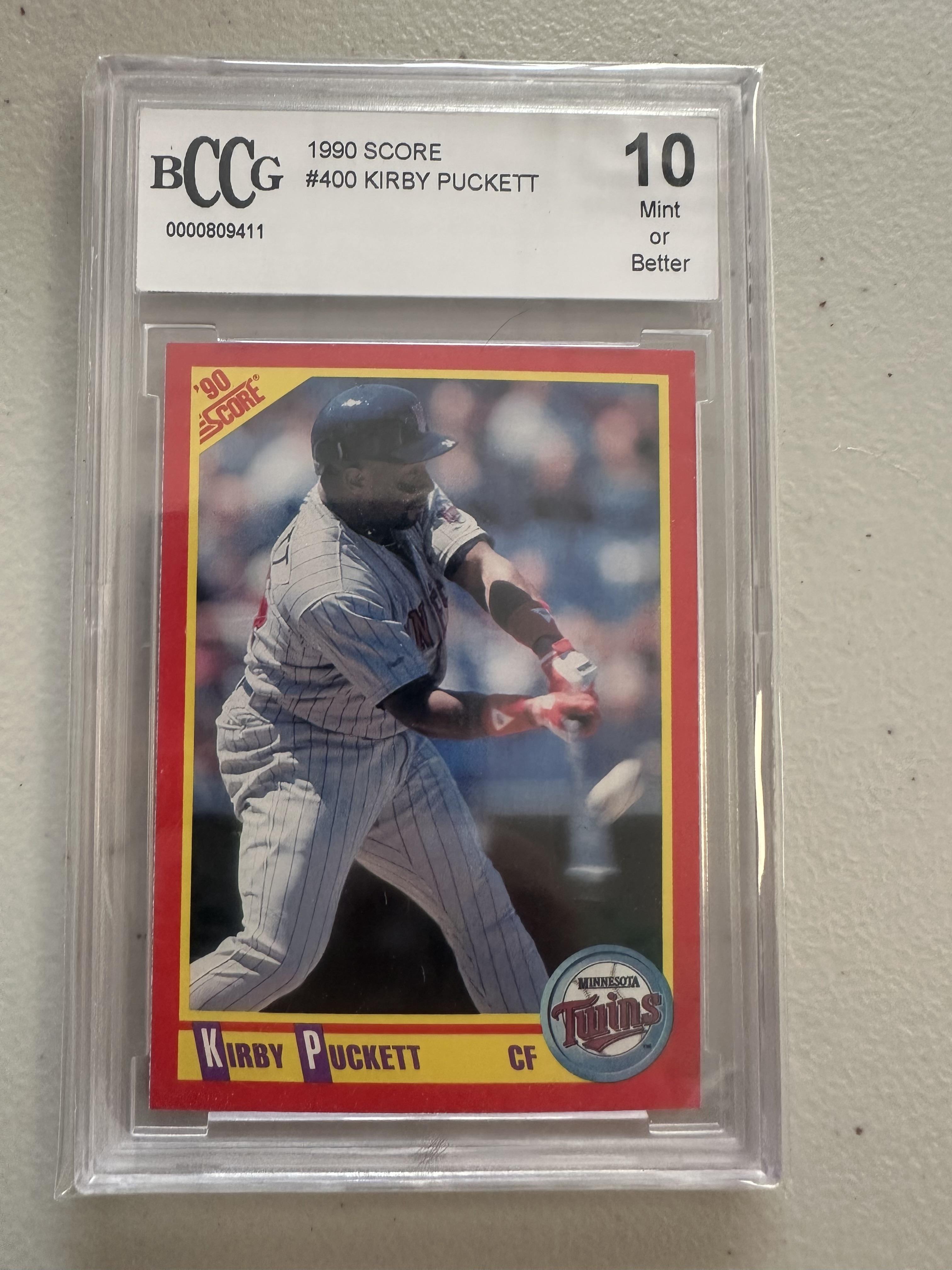 1990 Score #400 Kirby Puckett