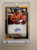 2024 Bowman #CPA-EVI Esmil Valencia Chrome Prospect Autographs Refractors #/499