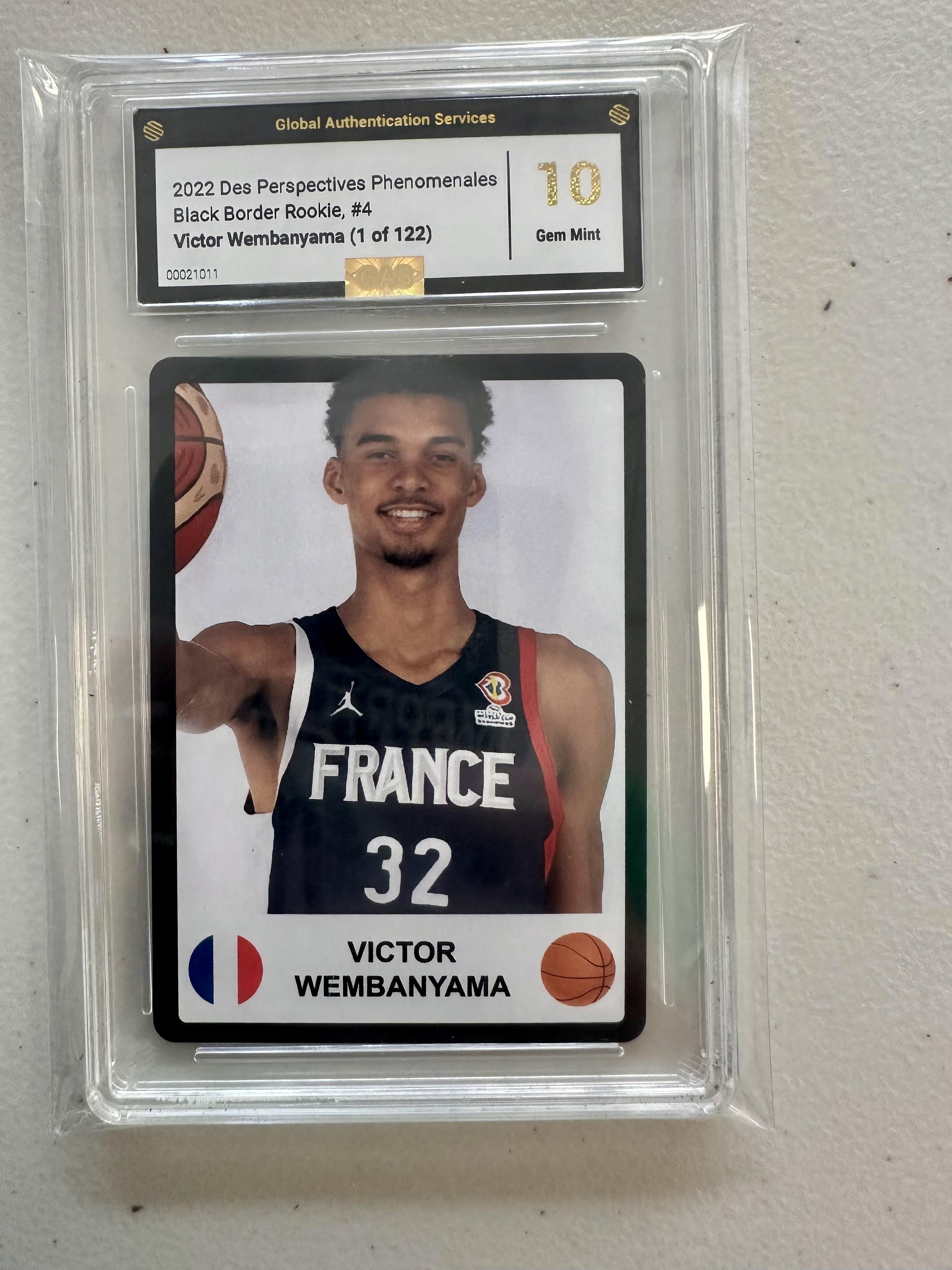 Des Perspectives Phenomenales Victor Wembanyama Black Border Rookie#4