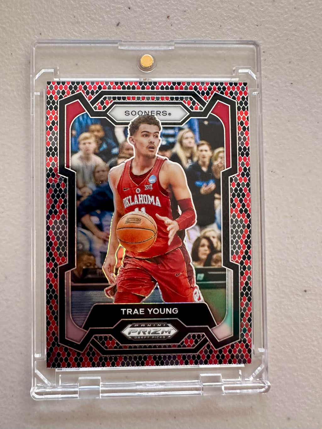 2024 Panini Prizm Draft Picks #49 Trae Young Prizms Red Ice