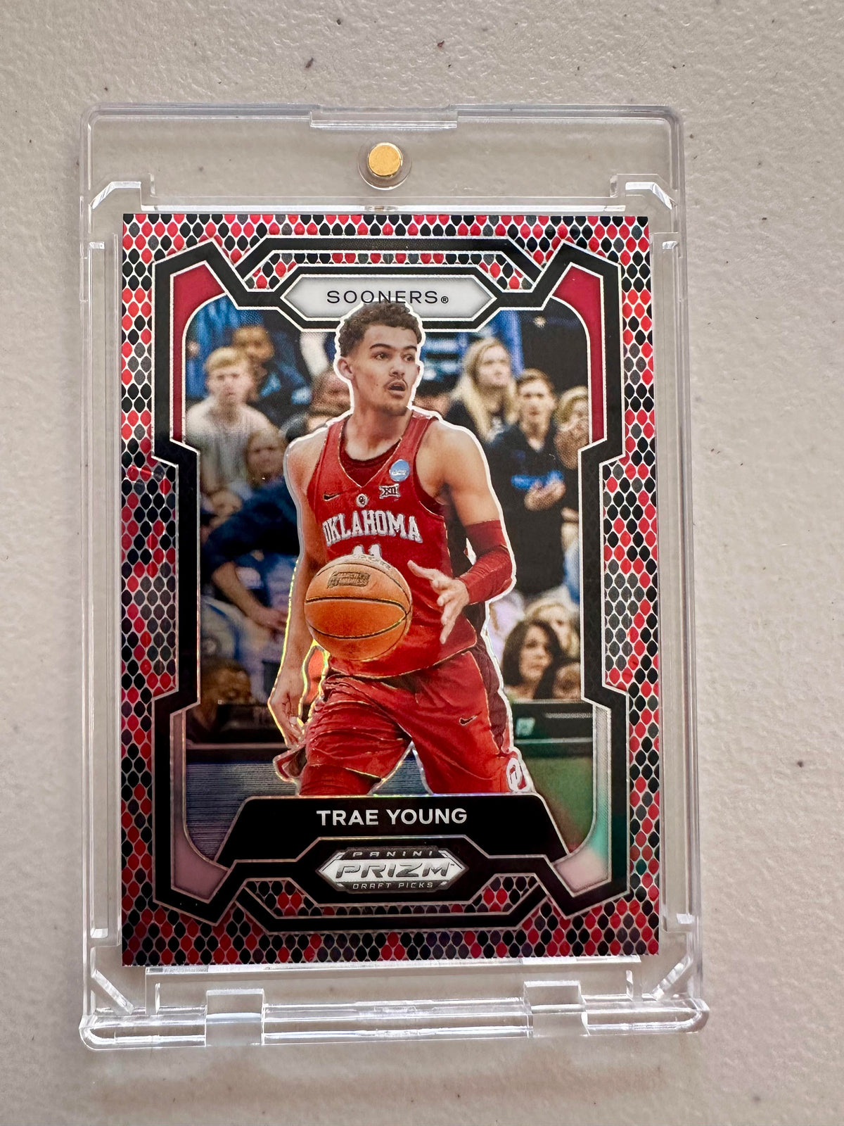 2024 Panini Prizm Draft Picks #49 Trae Young Prizms Red Ice