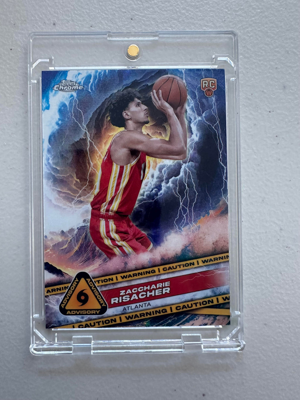 2024-25 Topps Chrome #A-1 Zaccharie Risacher Advisory