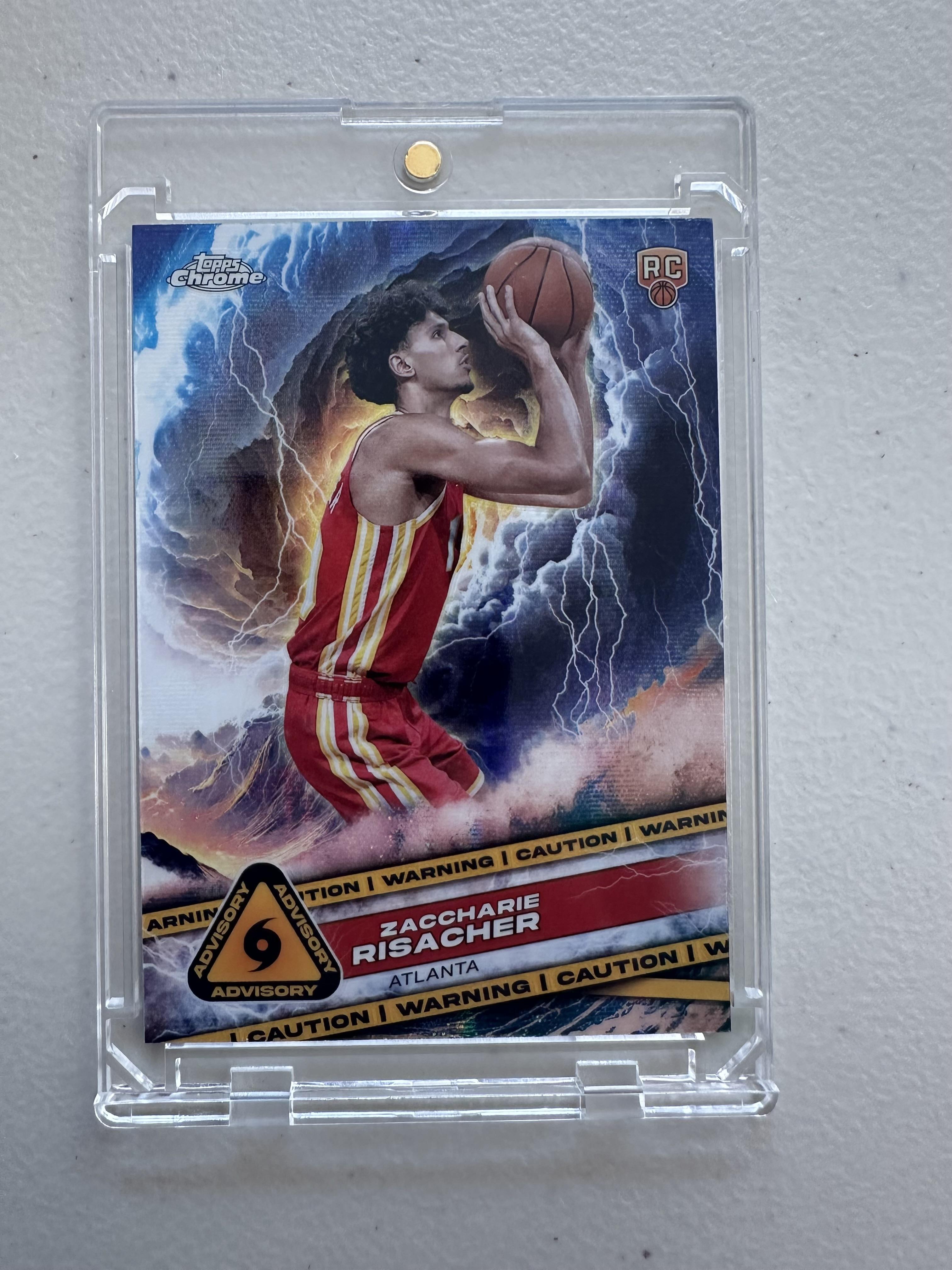 2024-25 Topps Chrome #A-1 Zaccharie Risacher Advisory