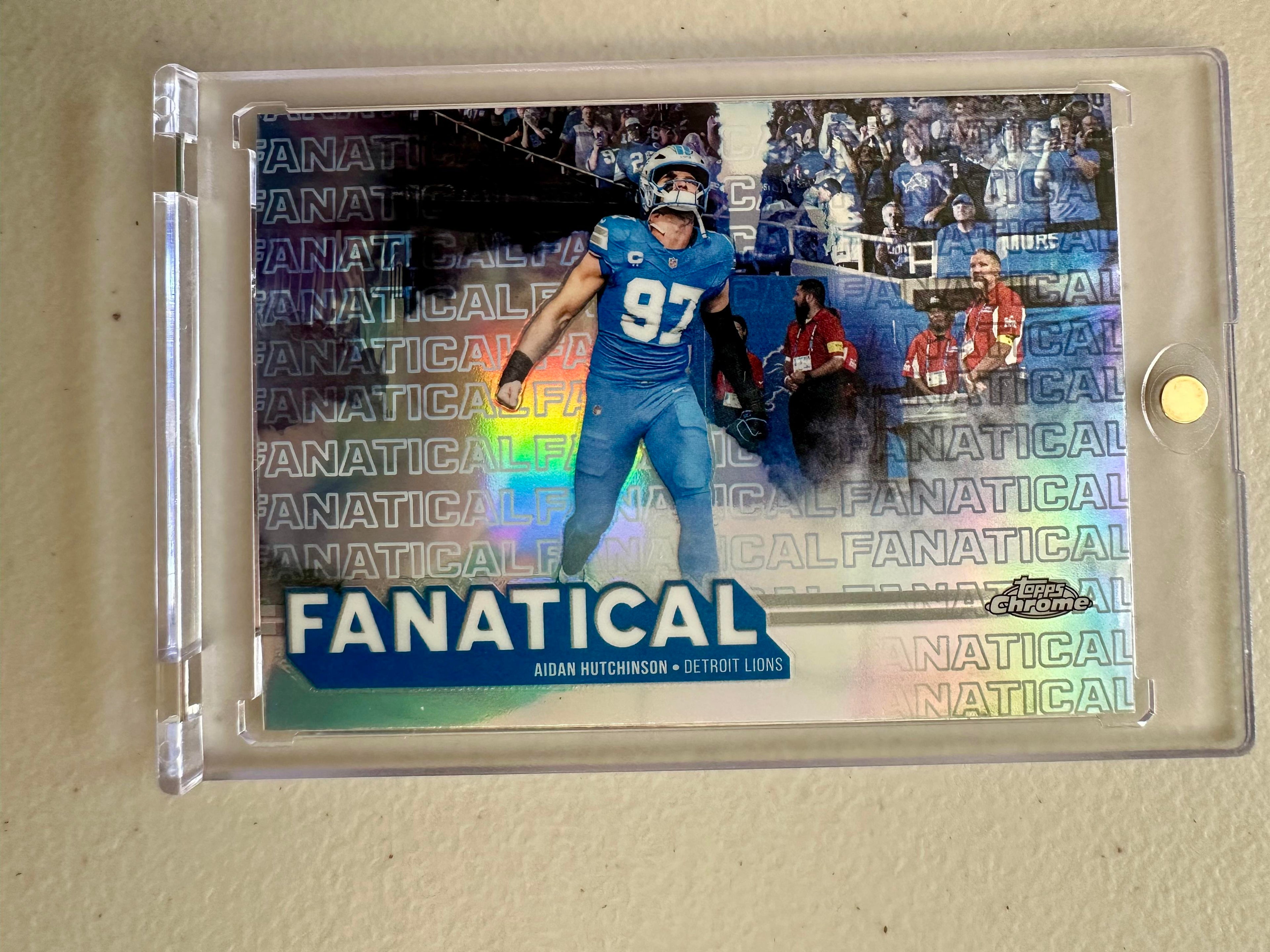 2025 Topps Chrome #FF-24 Aidan Hutchinson Fanatical