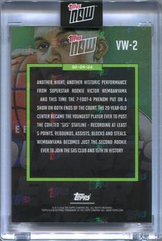 2023-24 Topps Now #VW-2 Victor Wembanyama