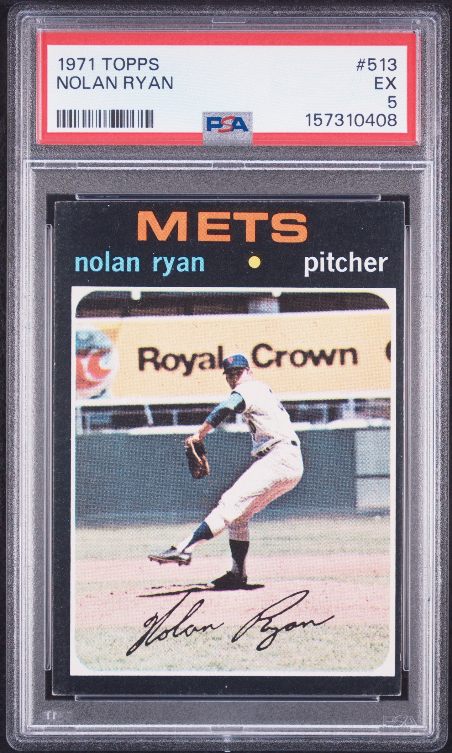 1971 Topps #513 Nolan Ryan PSA 5