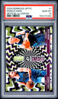 2024 Panini Donruss Optic Optical Illusions #1 Doncic/Kidd PSA 10