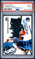 2025 Topps Clutch City Prospects #CC-1 Cooper Flagg PSA 9