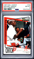 1997 Collector'S Choice International European #189 Michael Jordan PSA 8