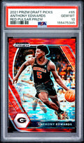 2021 Panini Prizm Draft Picks #65 Anthony Edwards Red Pulsar Prizm PSA 10