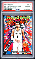 2025 Topps Power Players #PP-15 Victor Wembanyama PSA 10