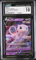 2023 Crown Zenith #060/159 Mew V CGC 10