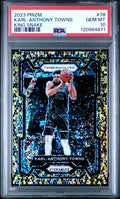 2023 Panini Prizm #78 Karl-Anthony Towns King Snake PSA 10