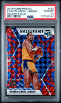 2019 Panini Mosaic #283 Kareem Abdul-Jabbar Reactive Blue PSA 10