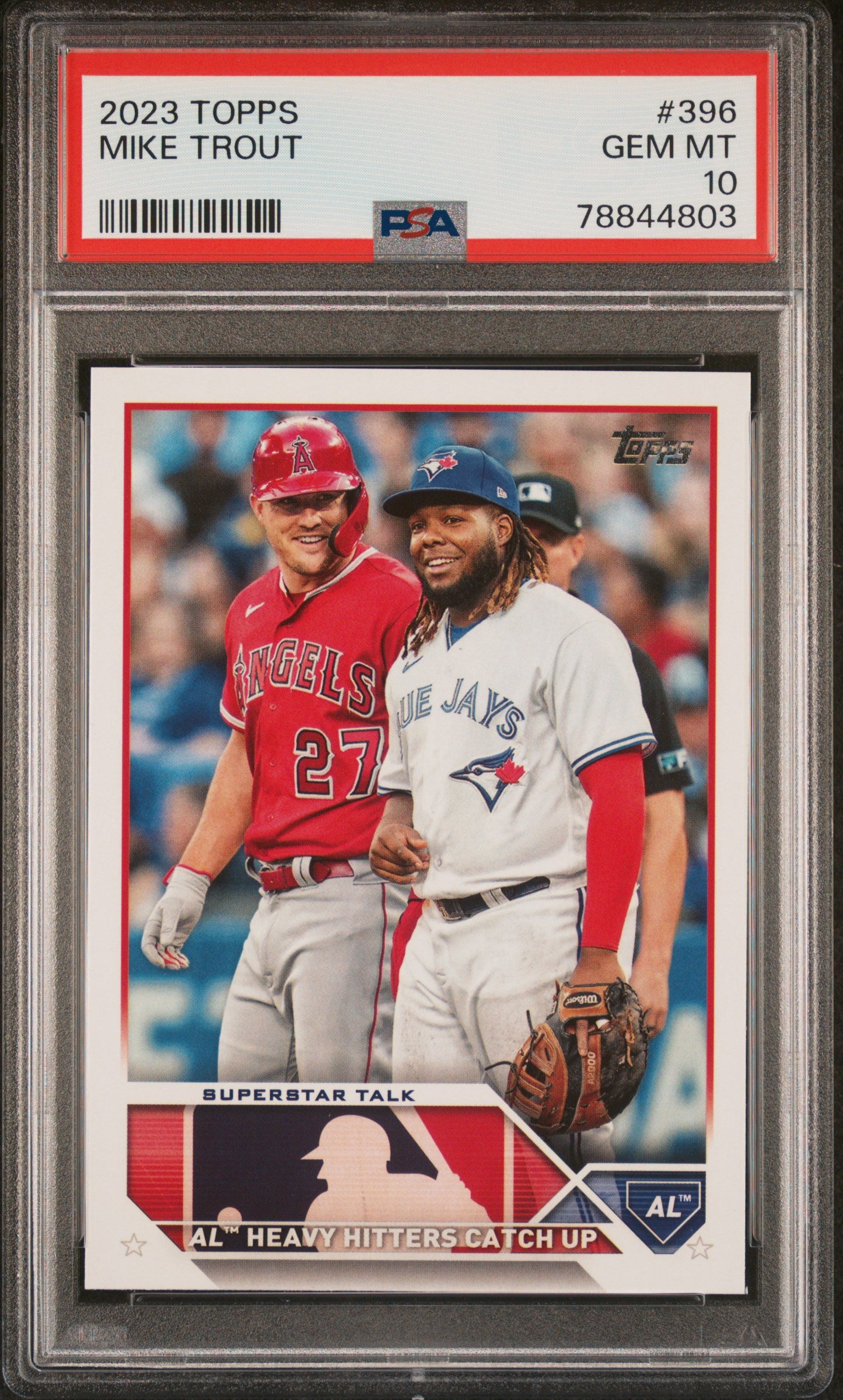2023 Topps #396 Trout/Guerrero Jr. PSA 10