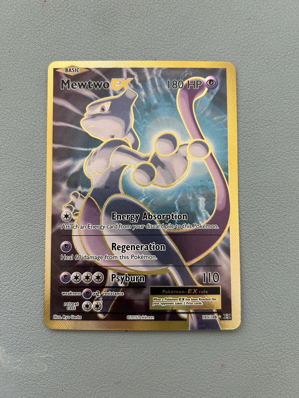 XY - Evolutions #103/108 Mewtwo EX (Full Art)