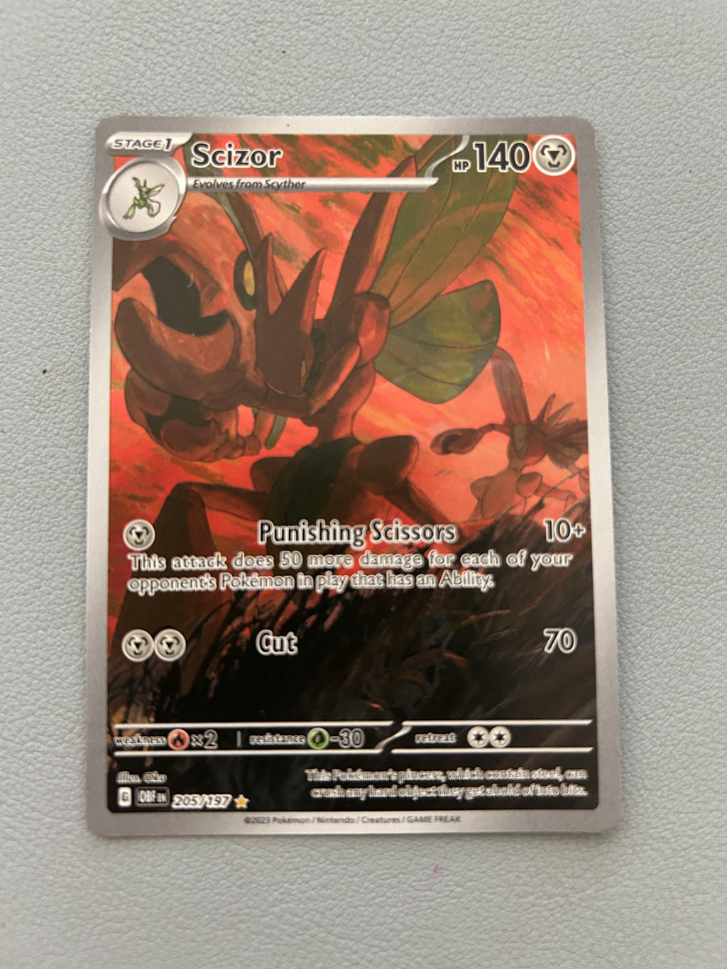 SV03: Obsidian Flames #205/197 Scizor