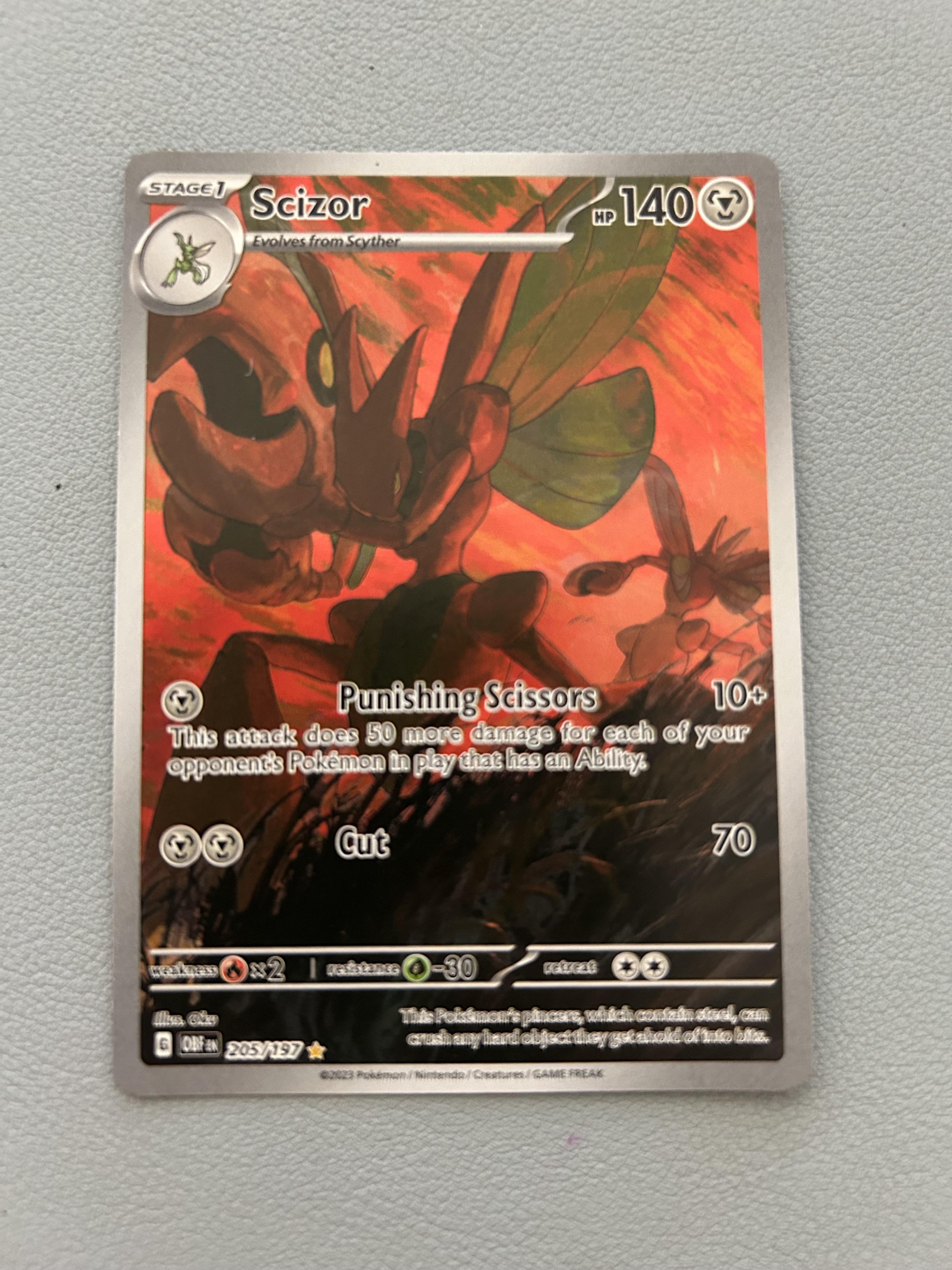 SV03: Obsidian Flames #205/197 Scizor