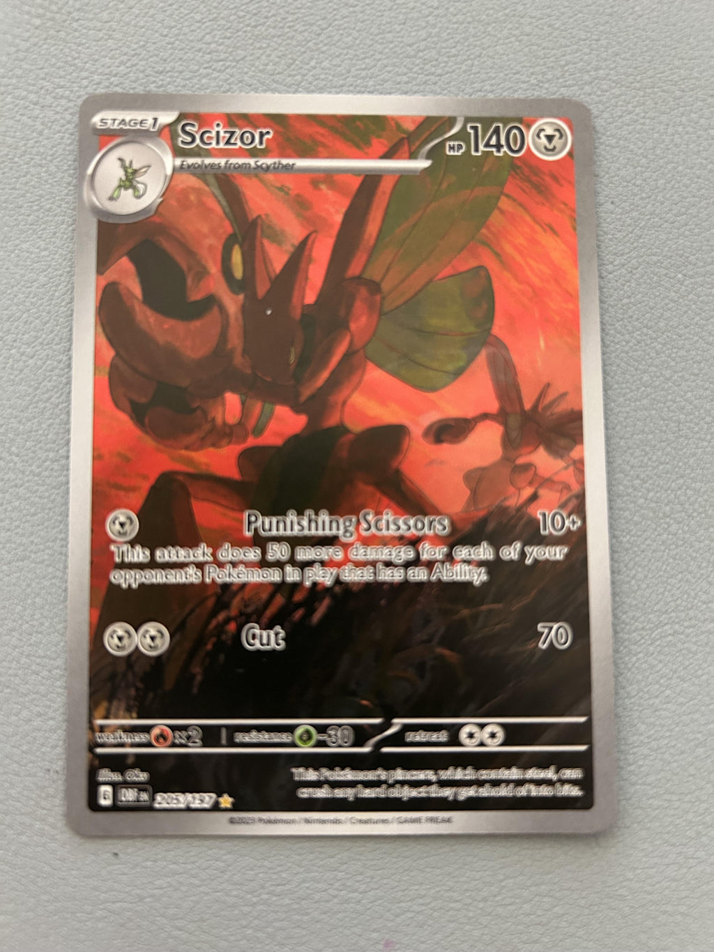 SV03: Obsidian Flames #205/197 Scizor