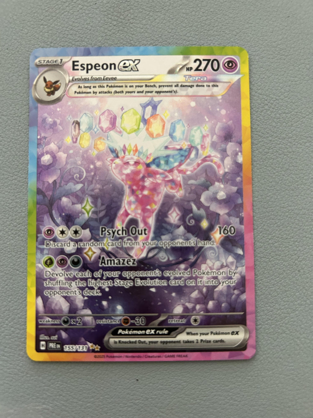 SV: Prismatic Evolutions #155/131 Espeon ex