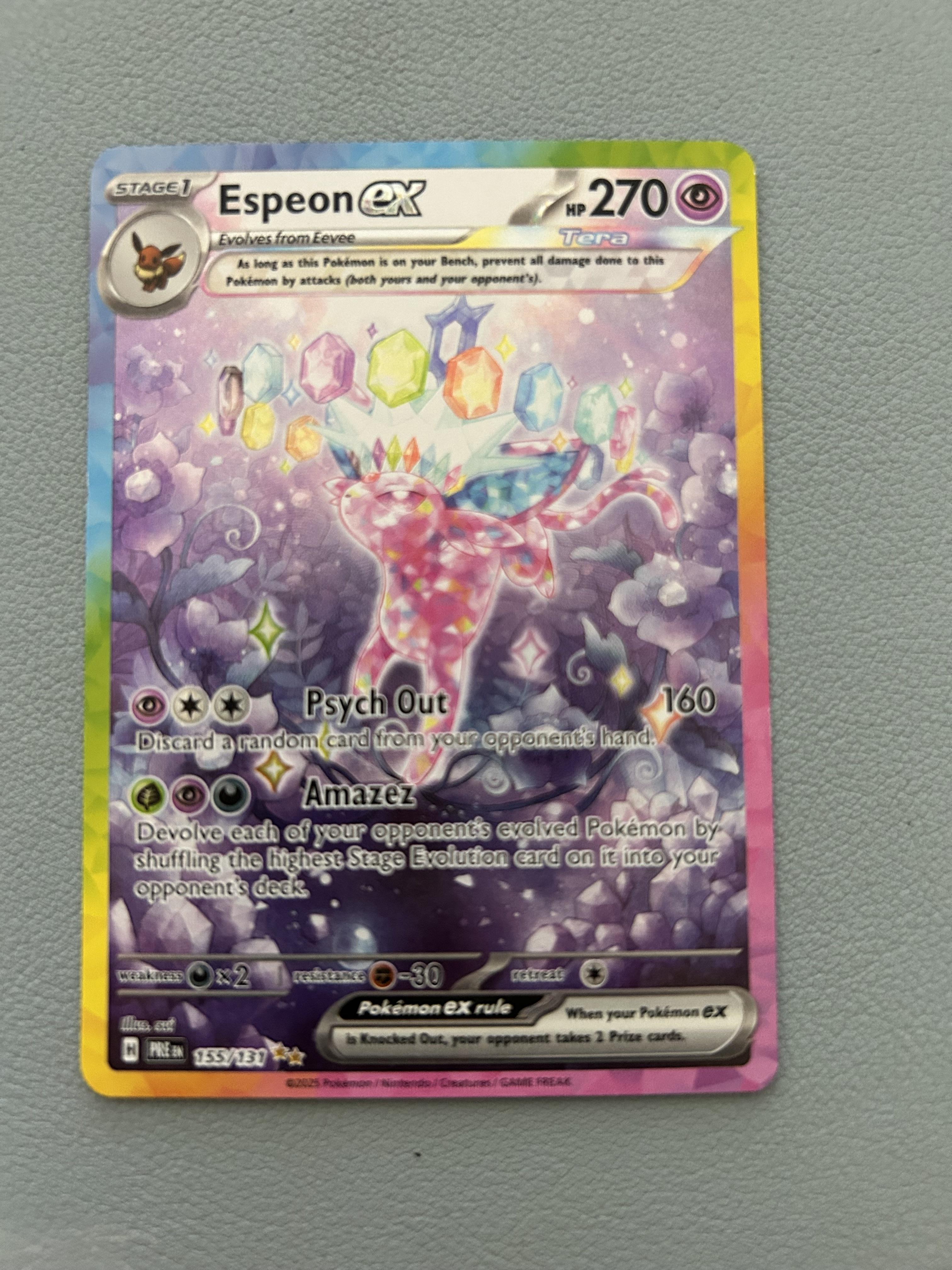 SV: Prismatic Evolutions #155/131 Espeon ex