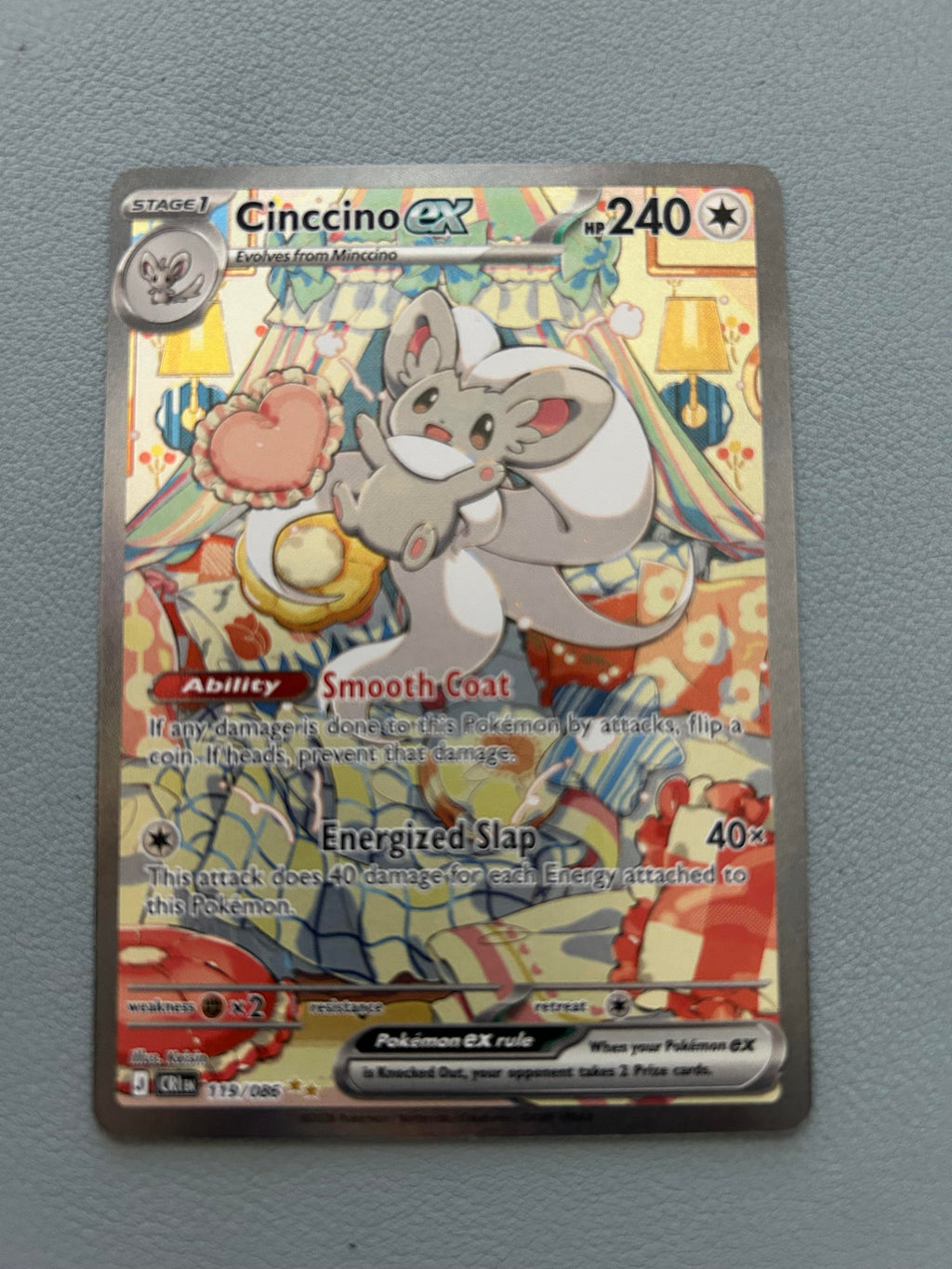 ME04: Chaos Rising #119/086 Cinccino ex