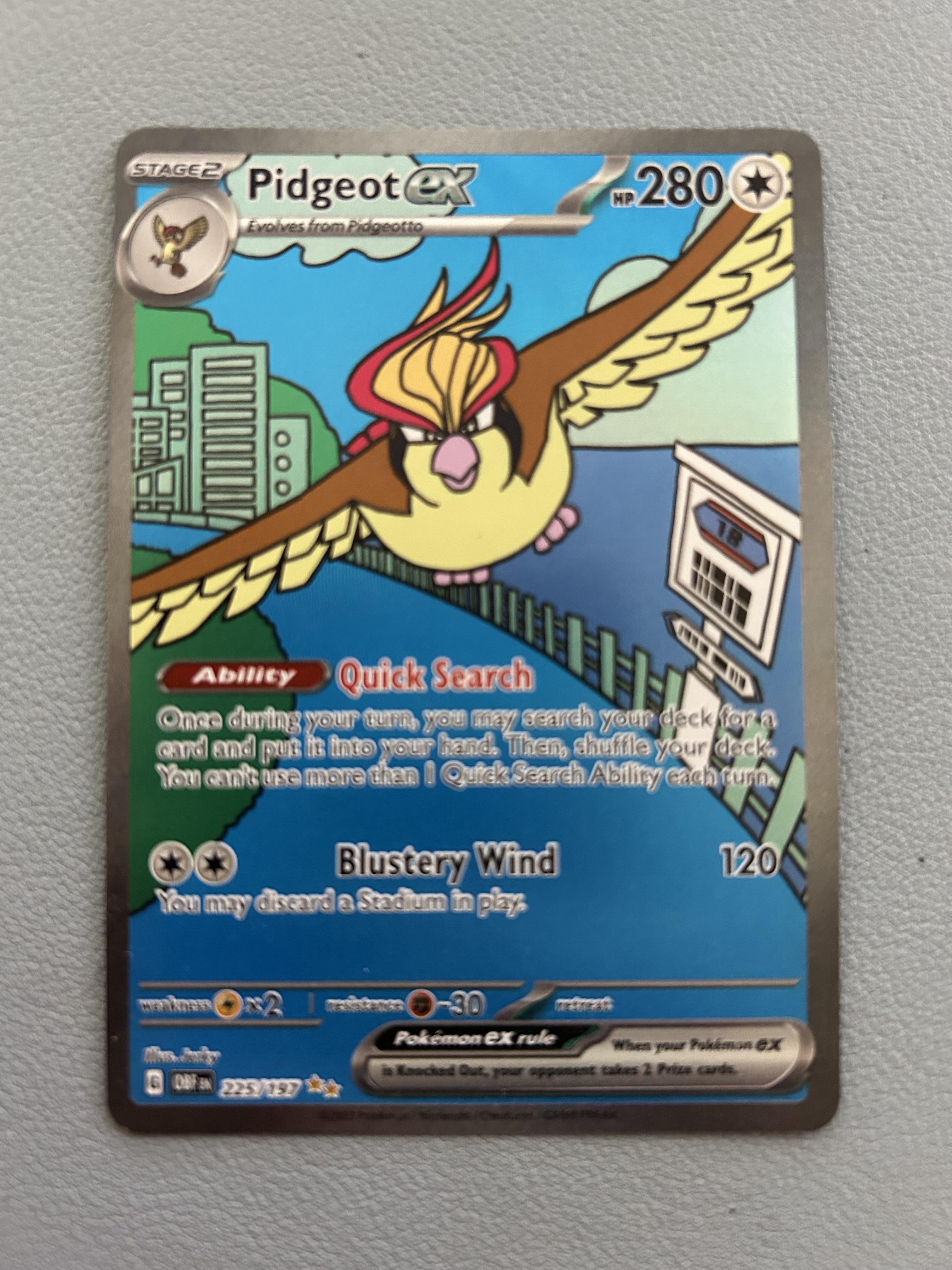 SV03: Obsidian Flames #225/197 Pidgeot ex