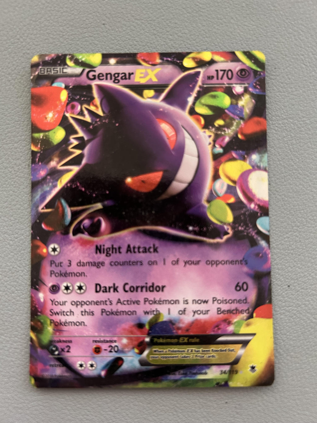XY - Phantom Forces #34/119 Gengar EX