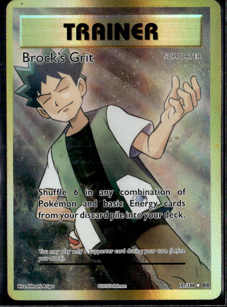 XY - Evolutions #107/108 Brock's Grit (Full Art)