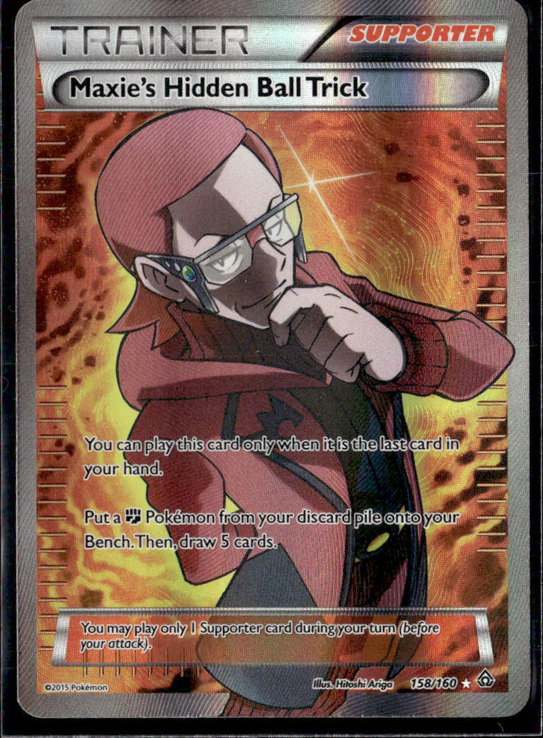 XY - Primal Clash #158/160 Maxie's Hidden Ball Trick (158 Full Art)