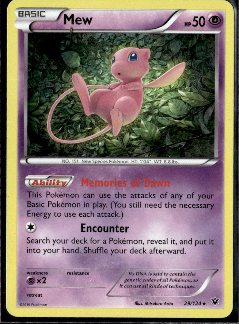 XY - Fates Collide #29/124 Mew