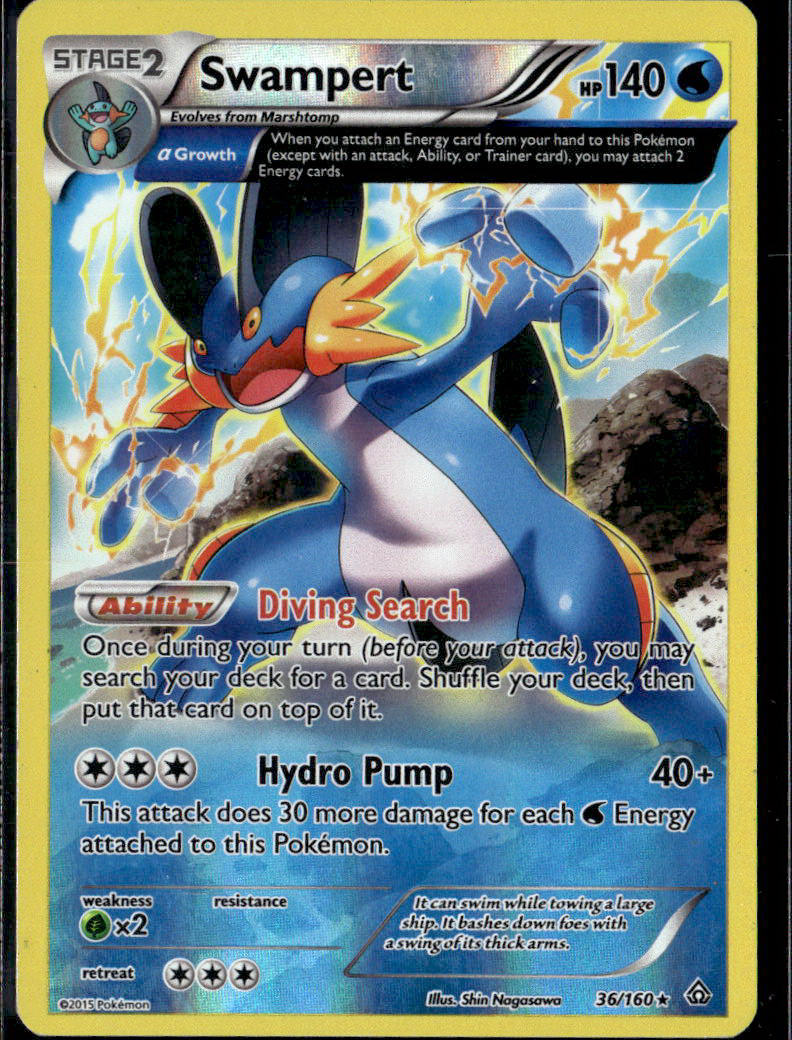 XY - Primal Clash #36/160 Swampert (Alpha)