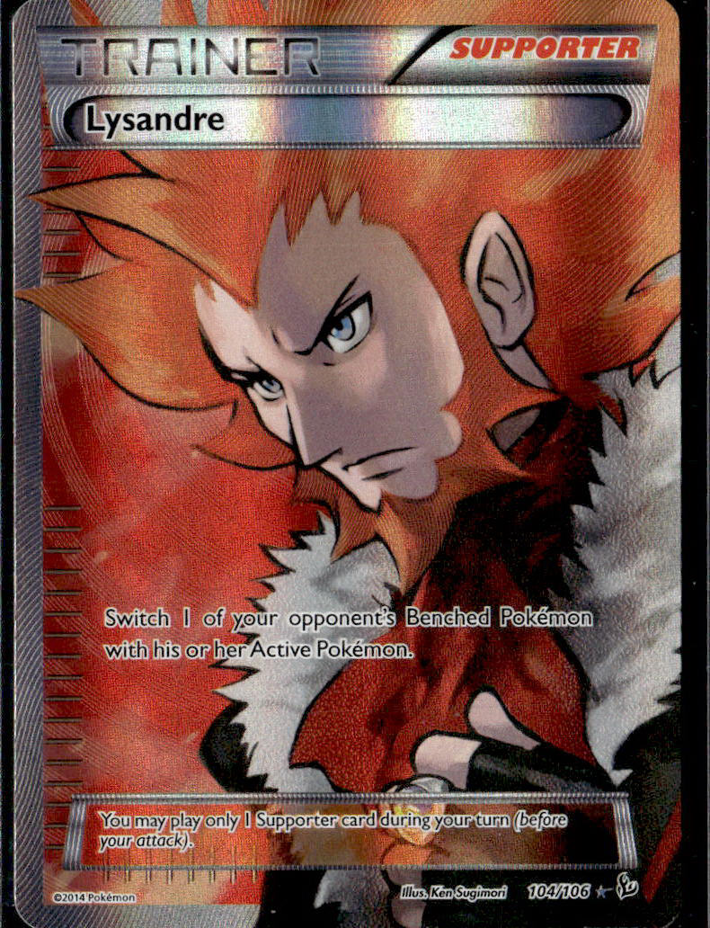 XY - Flashfire #104/106 Lysandre (104 Full Art)