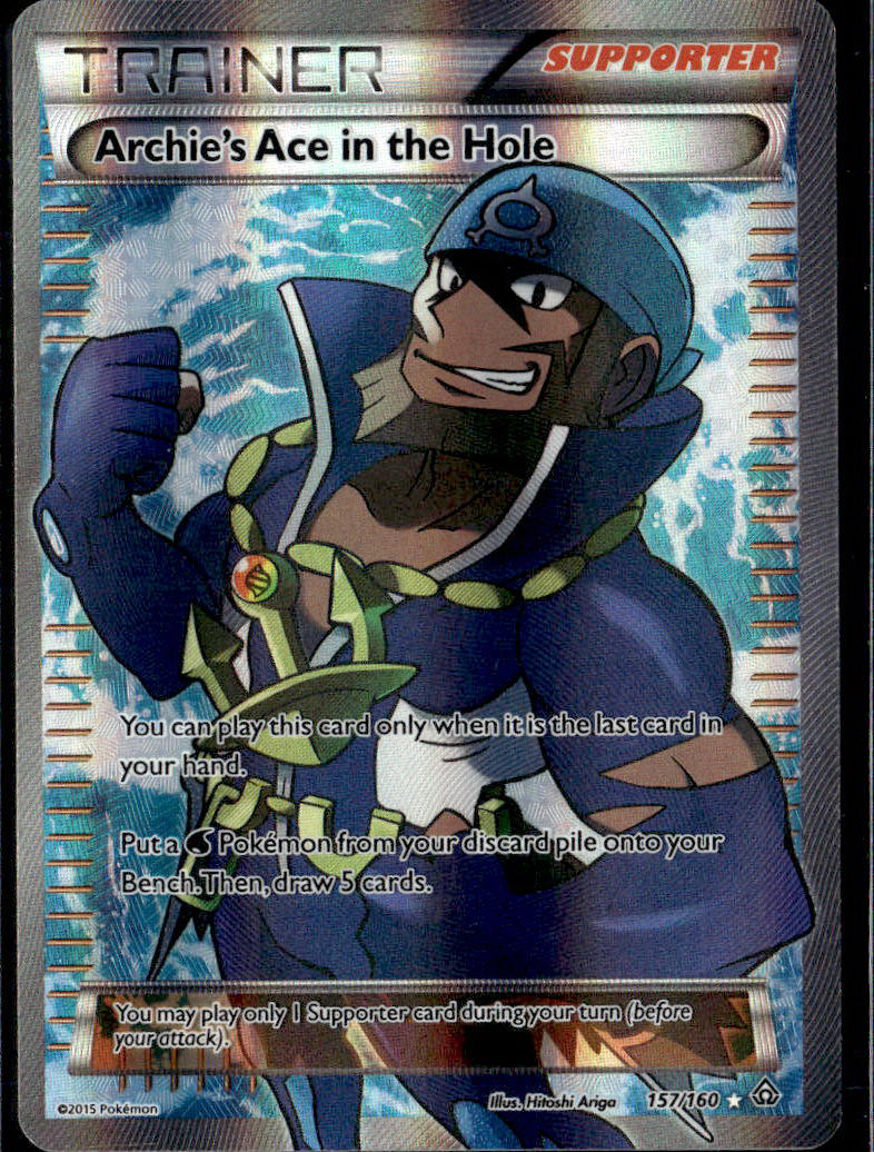 XY - Primal Clash #157/160 Archie's Ace in the Hole (157 Full Art)