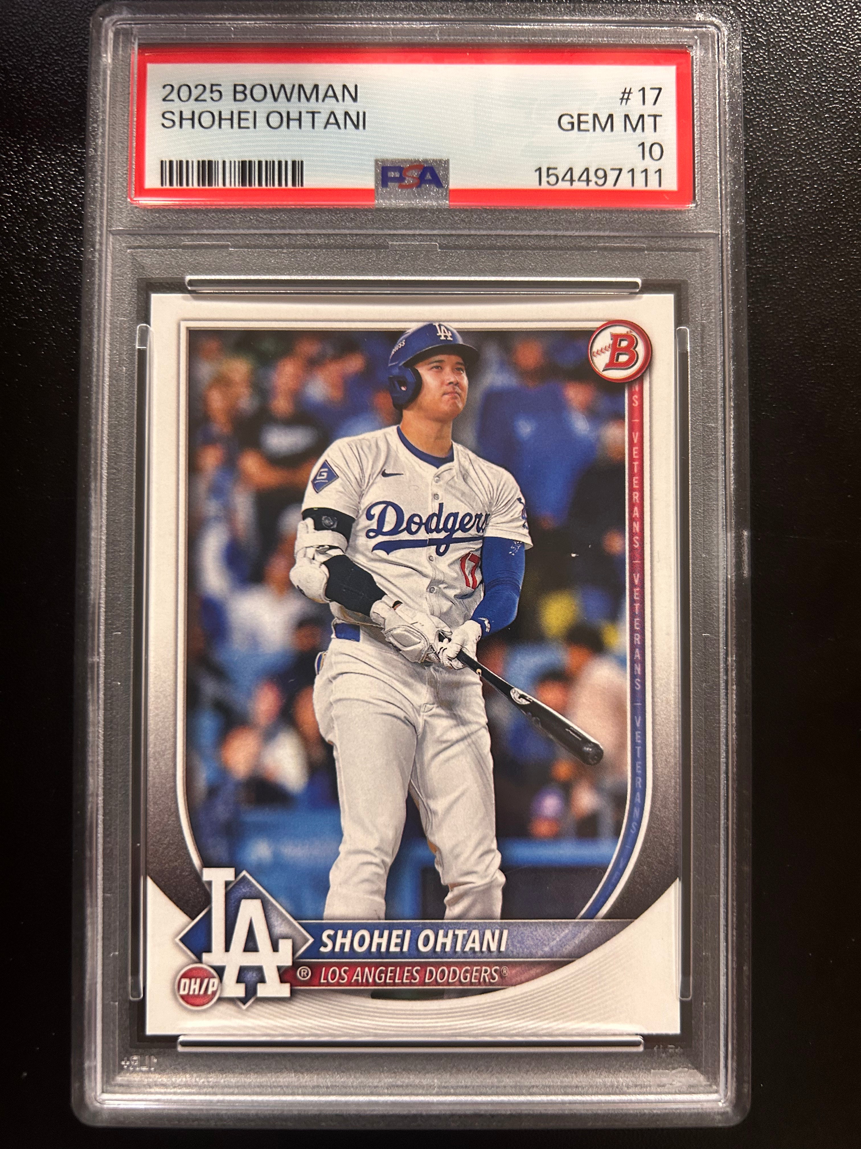 (#97111) 2025 Bowman #17 Shohei Ohtani PSA 10