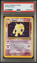 1999 Pokemon Fossil #8 Hypno-Holo PSA 7