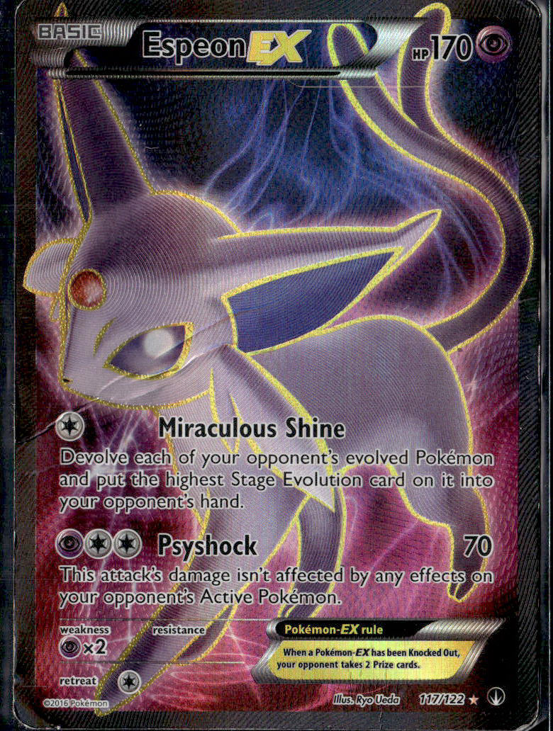 XY - BREAKpoint #117/122 Espeon EX (Full Art)
