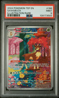2024 Pokemon Tef En-Temporal Forces #166 Sawsbuck Illustration Rare PSA 9
