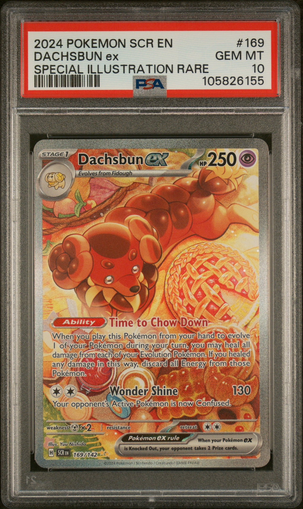 2024 Stellar Crown #169 Dachsbun Ex Special Illustration Rare PSA 10