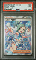 2024 Surging Sparks #234 Lisia'S Appeal Ultra Rare PSA 9