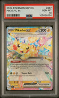 2024 Pokemon Ssp En-Surging Sparks #057 Pikachu Ex PSA 10