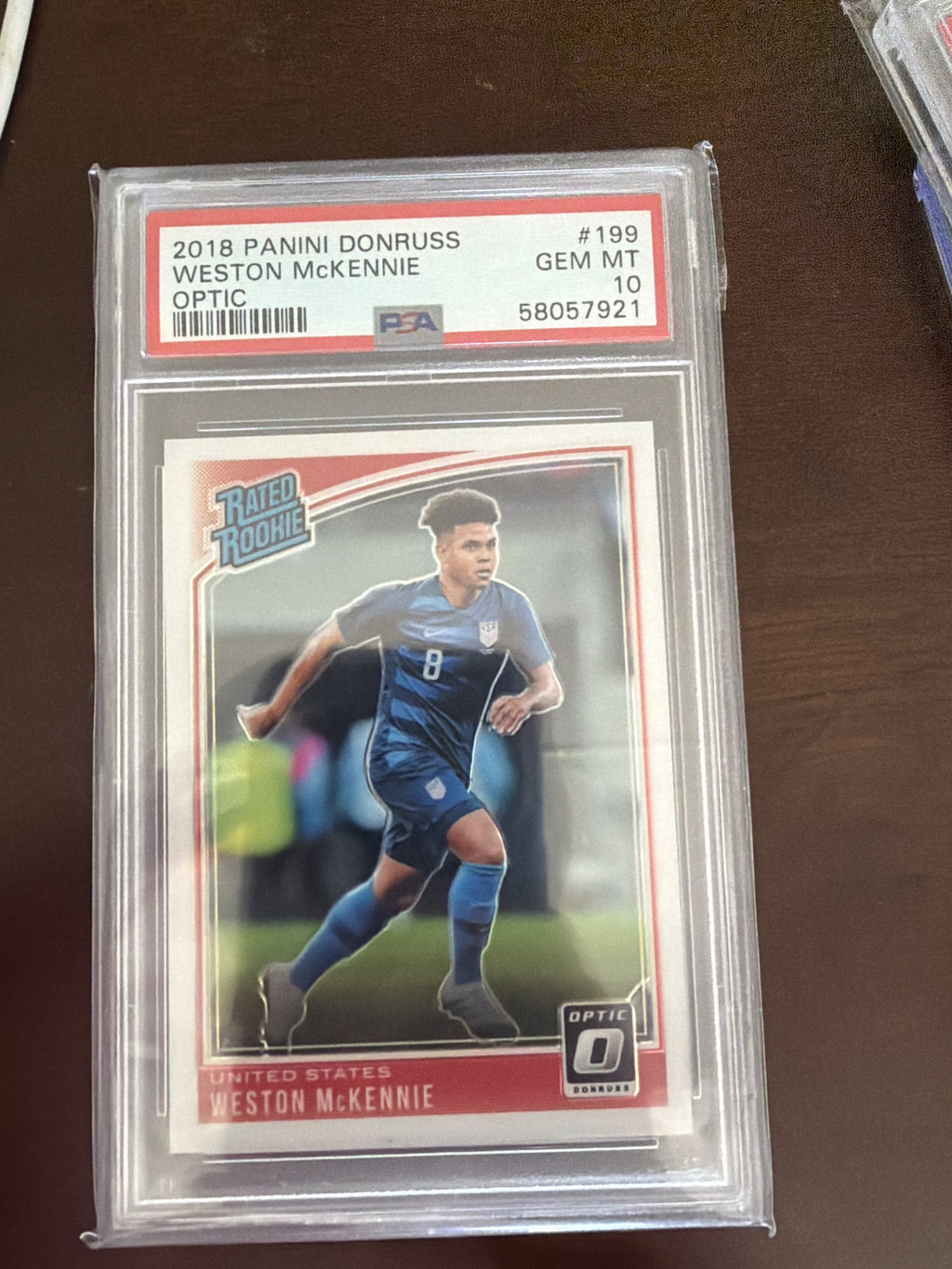 2018 Panini Donruss Weston McKennie Optic